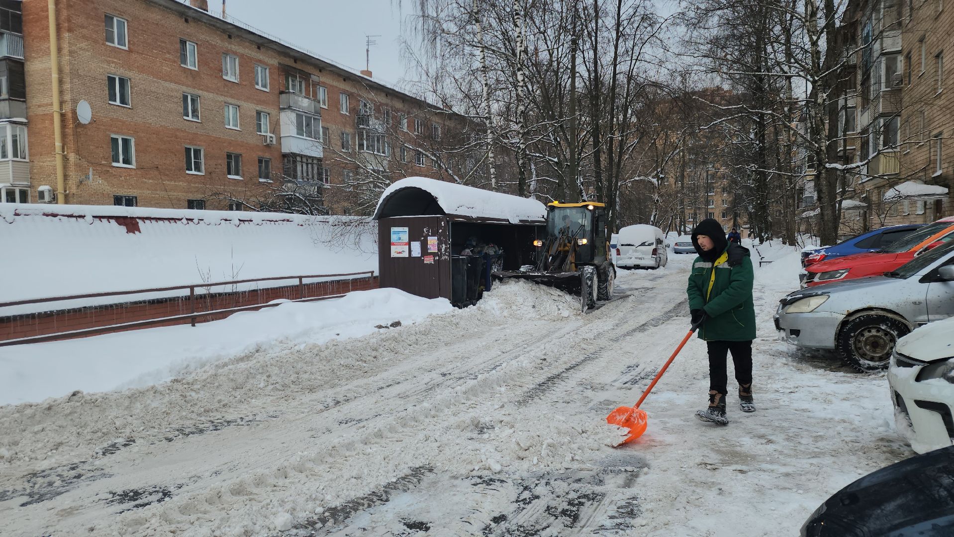 мытищи, жкх, уборка снега, снегопад,