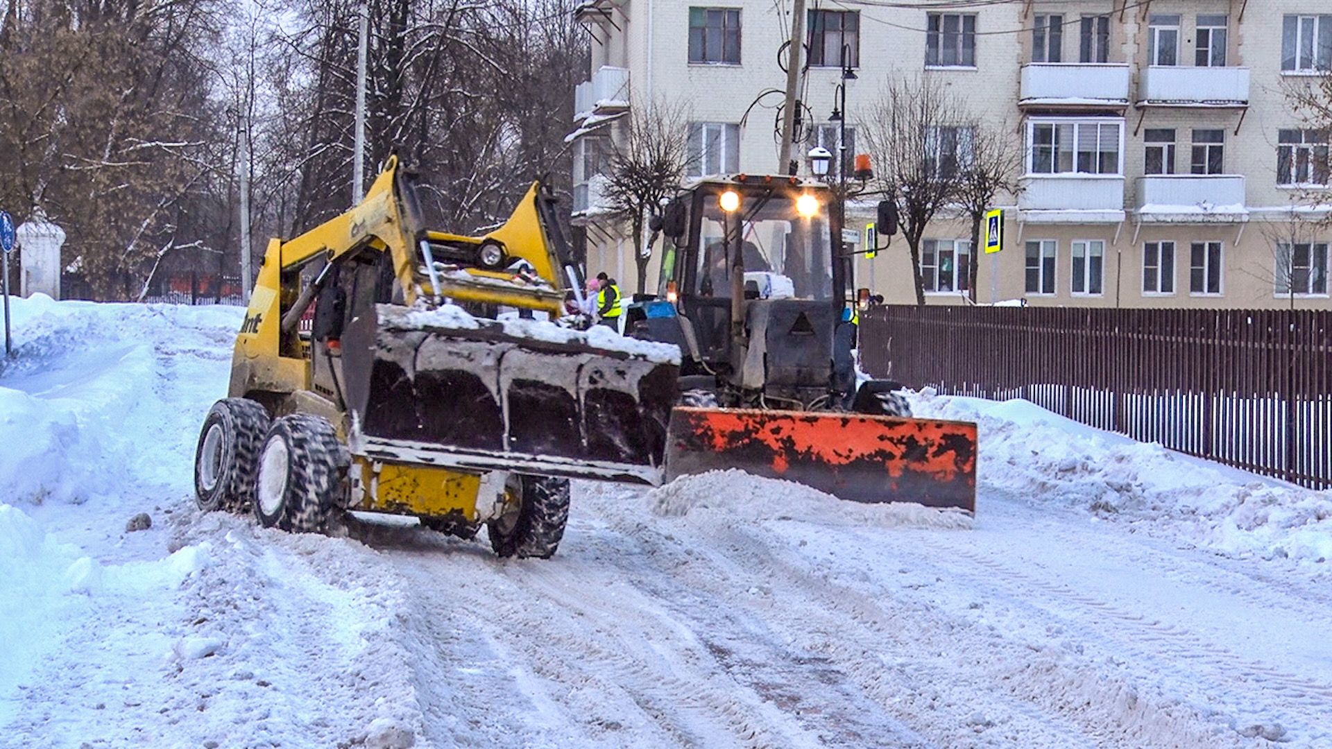 Клин, общество, снег, зима, ЖКХ, уборка снега,