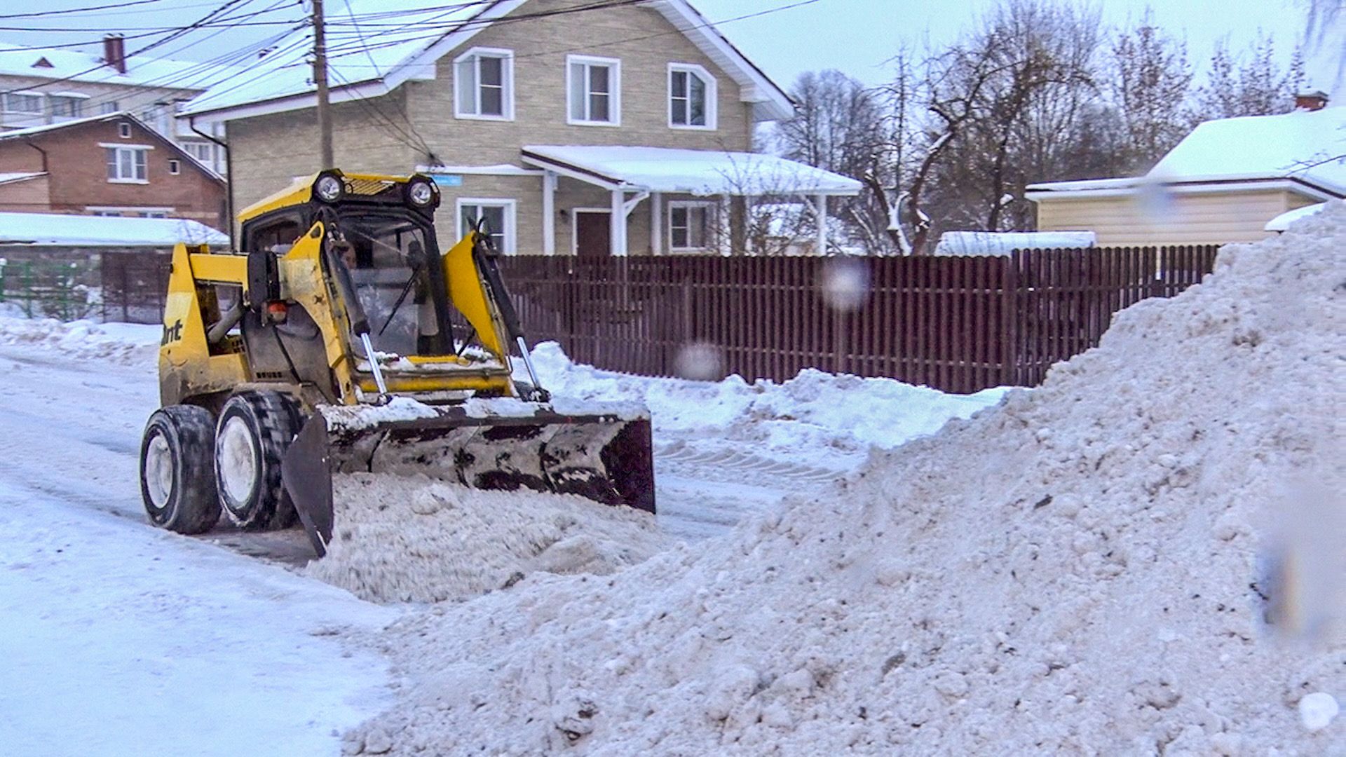 Клин, общество, снег, зима, ЖКХ, уборка снега,