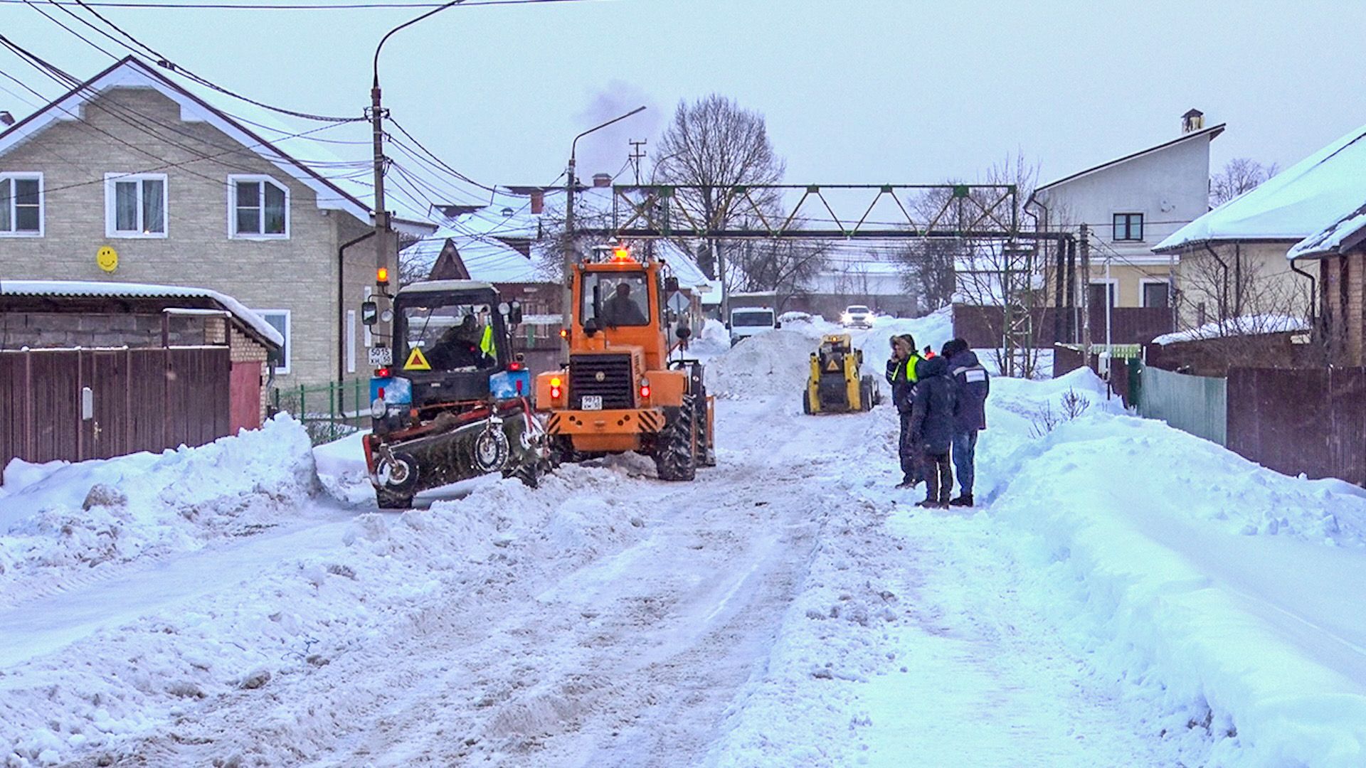 Клин, общество, снег, зима, ЖКХ, уборка снега,