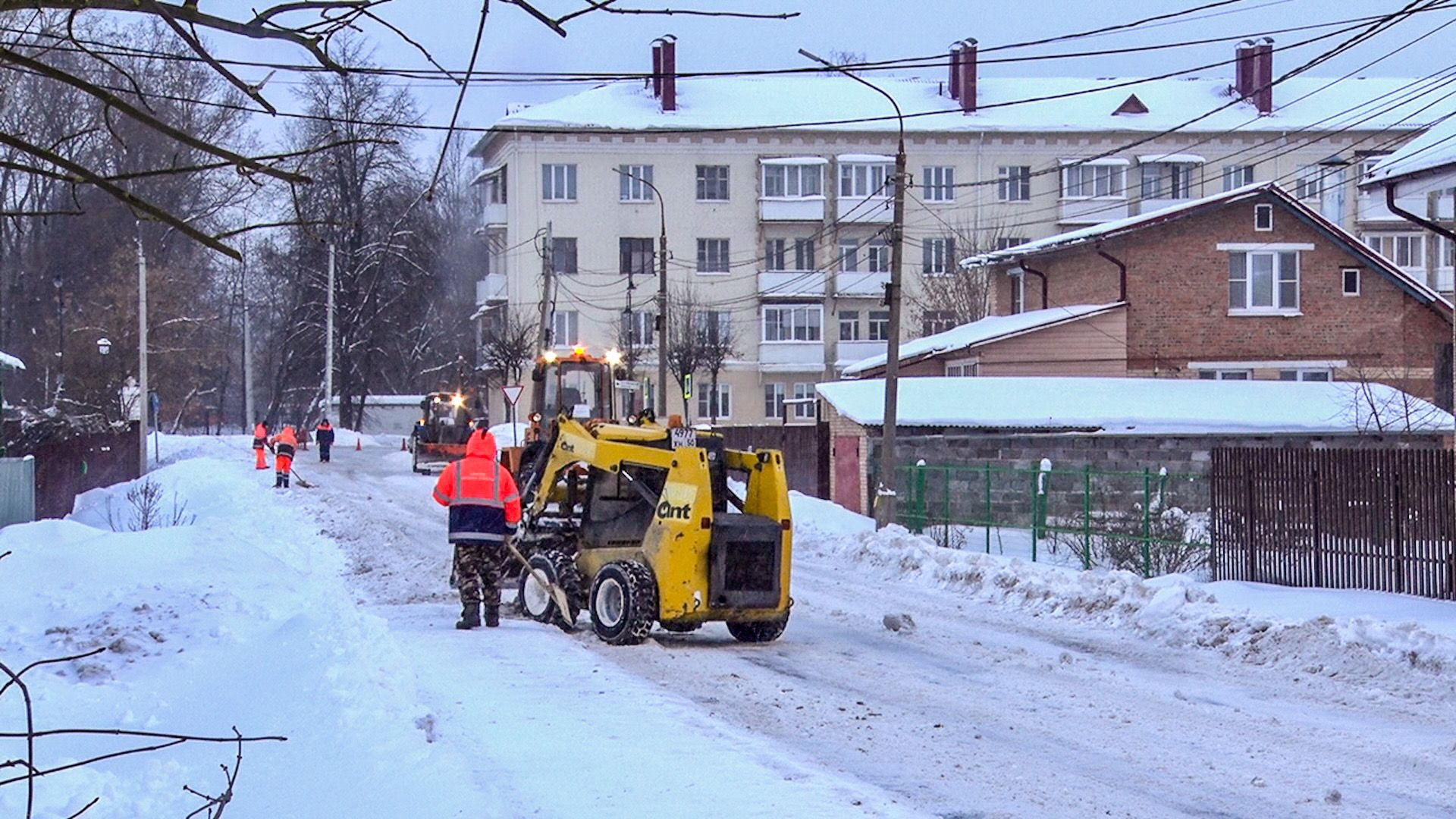 Клин, общество, снег, зима, ЖКХ, уборка снега,