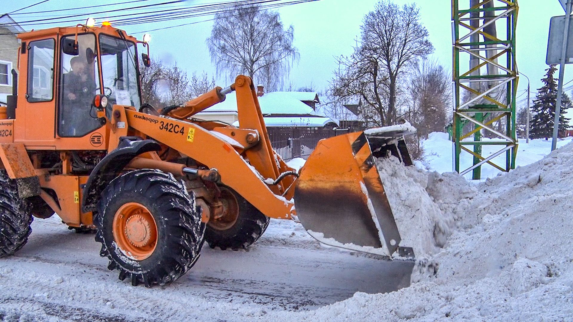 Клин, общество, снег, зима, ЖКХ, уборка снега,