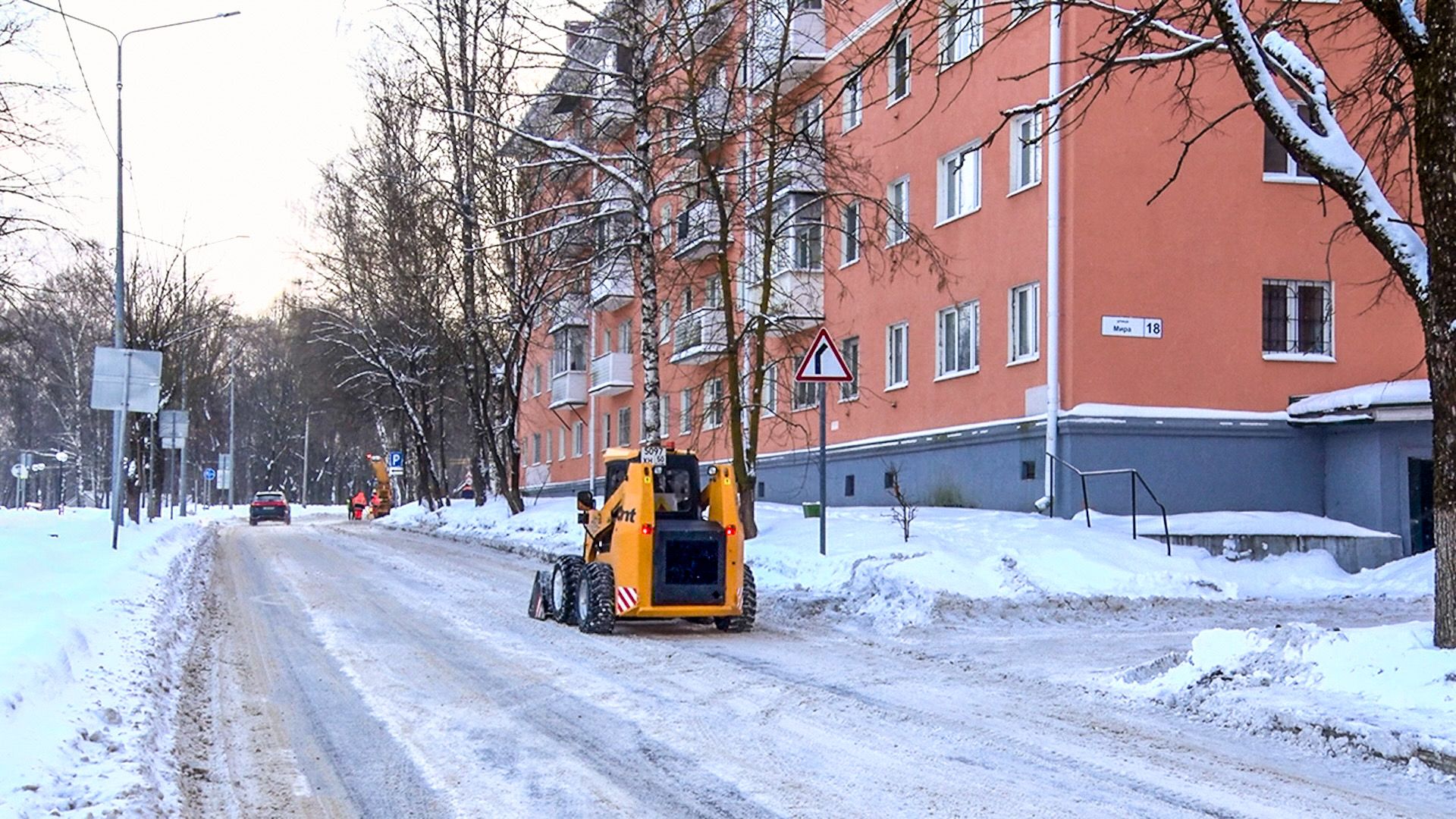 Клин, общество, зима, снег, уборка дорог,
