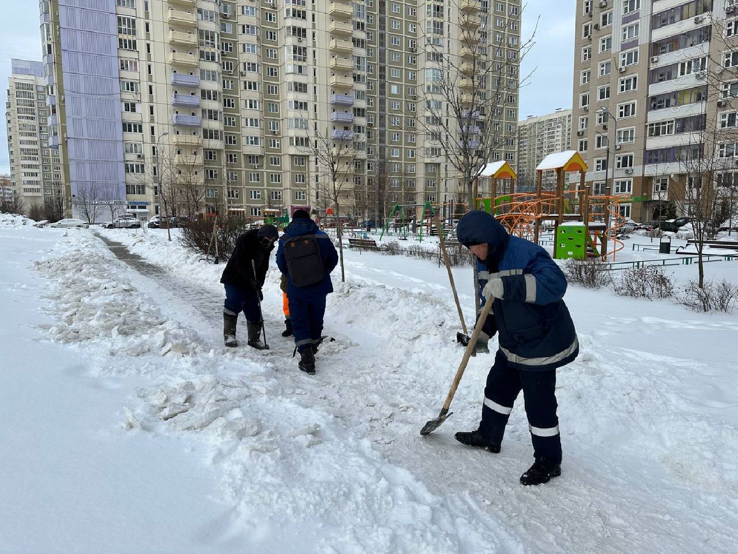 химки, общество, уборка снега,