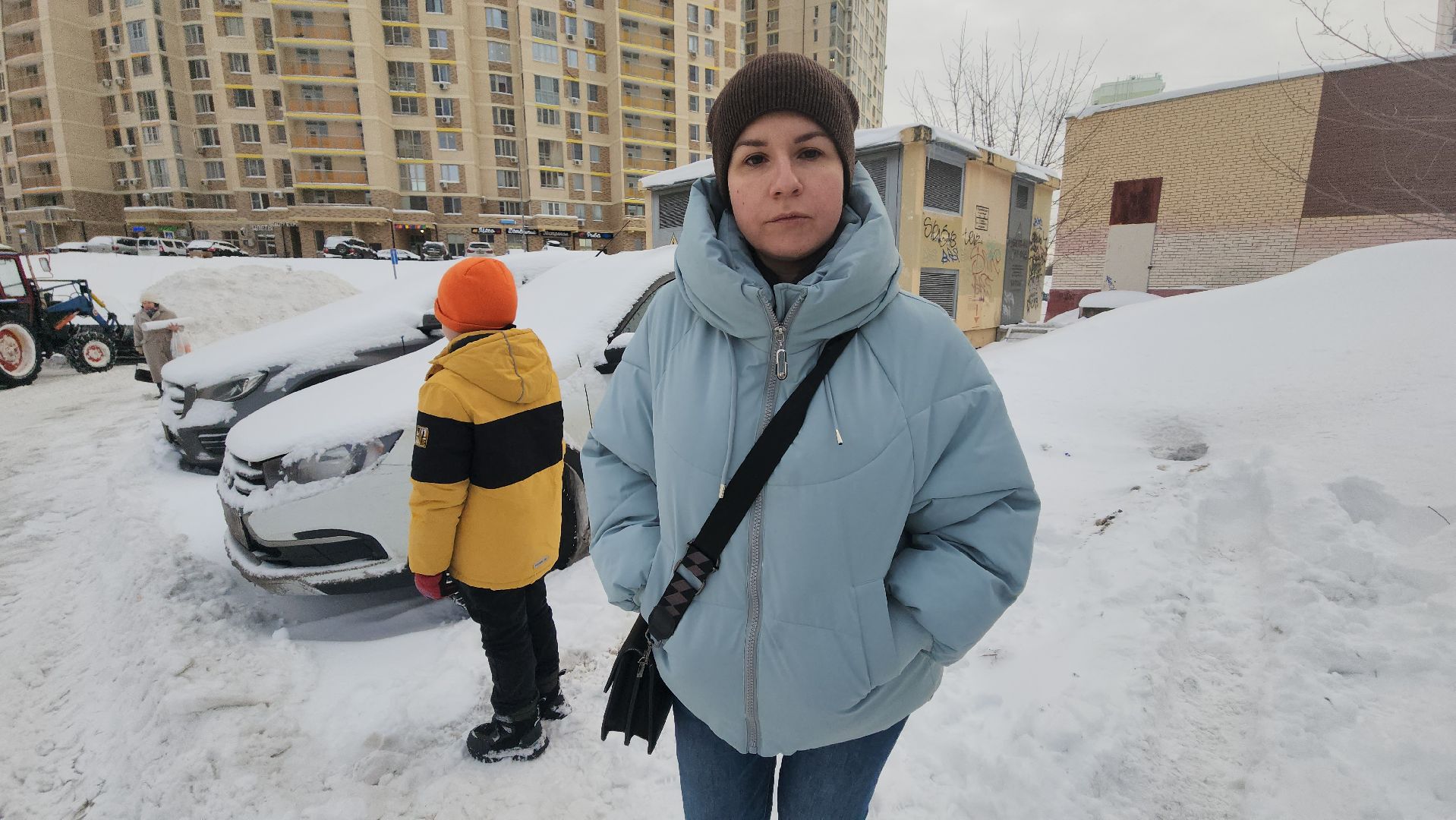 долгопрудный, снегопад, техника, трактор, УК,