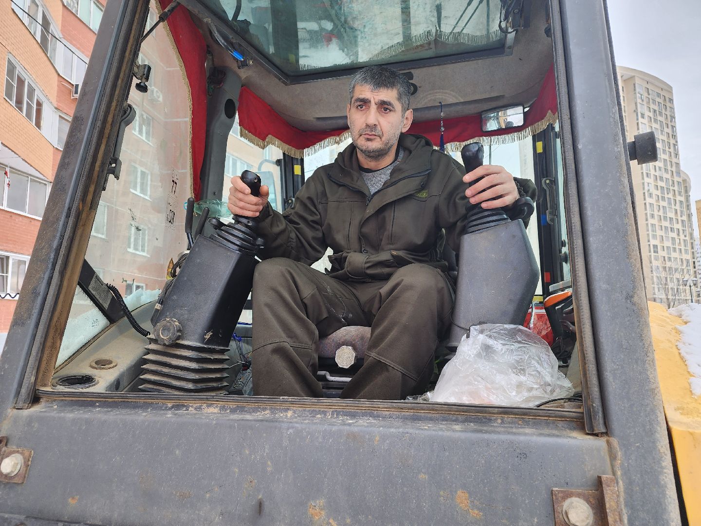 долгопрудный, снегопад, техника, трактор, УК,