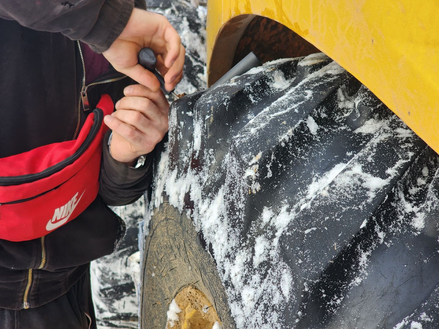 долгопрудный, снегопад, техника, трактор, УК,