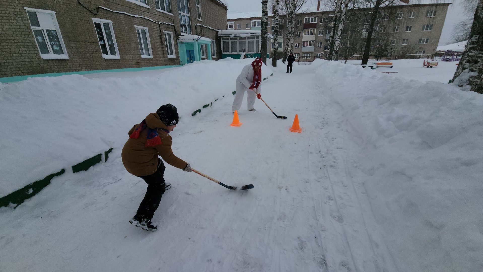 шатура, левошево, день снега, игры на свежем воздухе, детский сад, городской округ культура, городской округ люди,