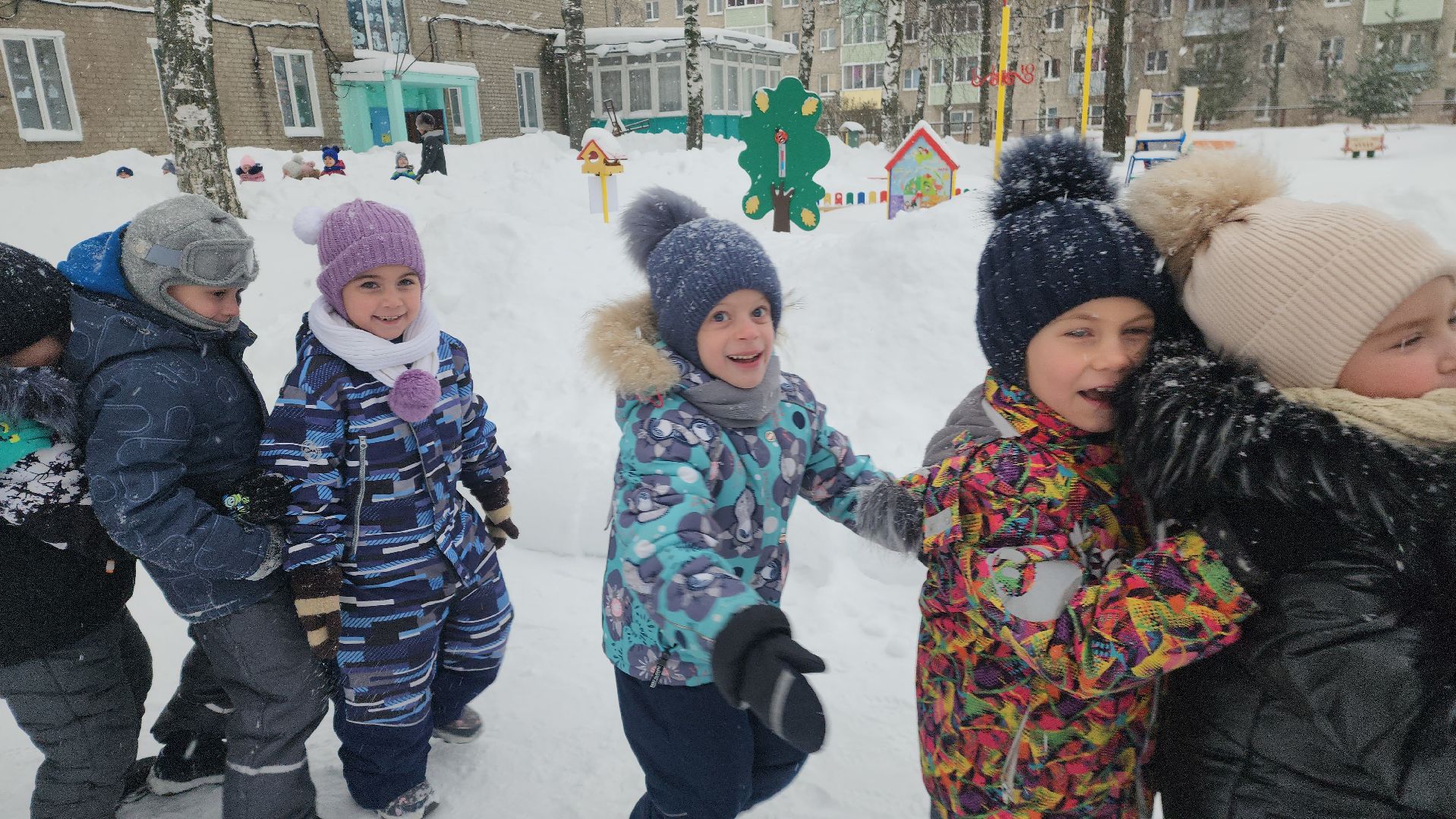шатура, левошево, день снега, игры на свежем воздухе, детский сад, городской округ культура, городской округ люди,