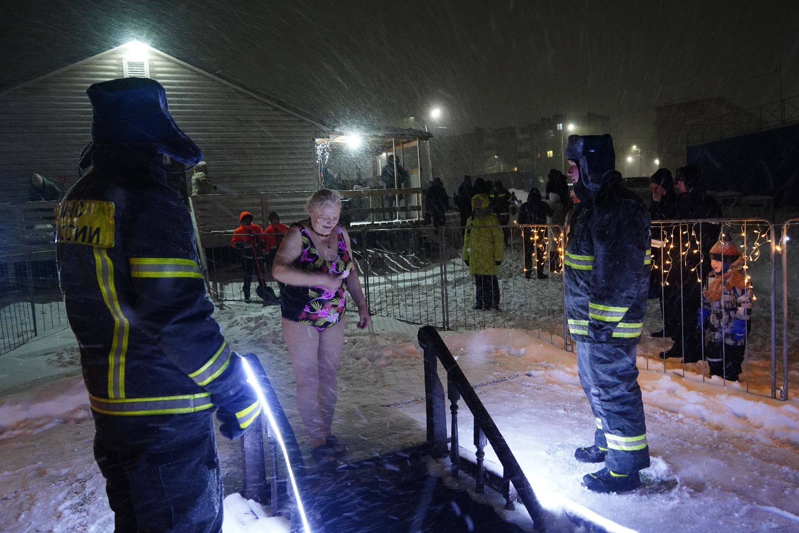 Крещение, Рошаль, Озеро Юбилейное, купель,