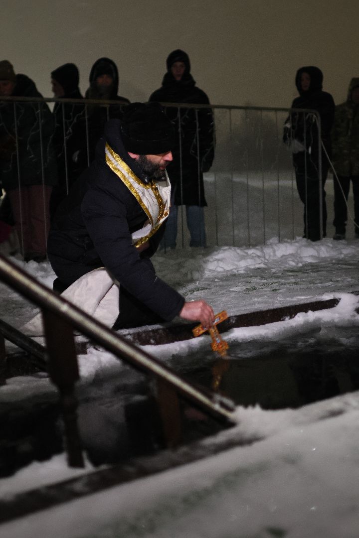 Крещение, Рошаль, Озеро Юбилейное, купель,