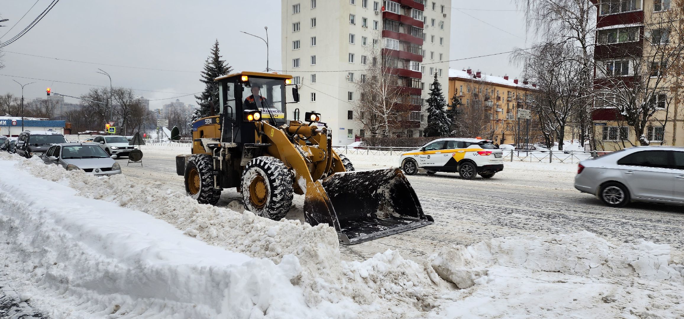 раменское, дороги, уборка снега,