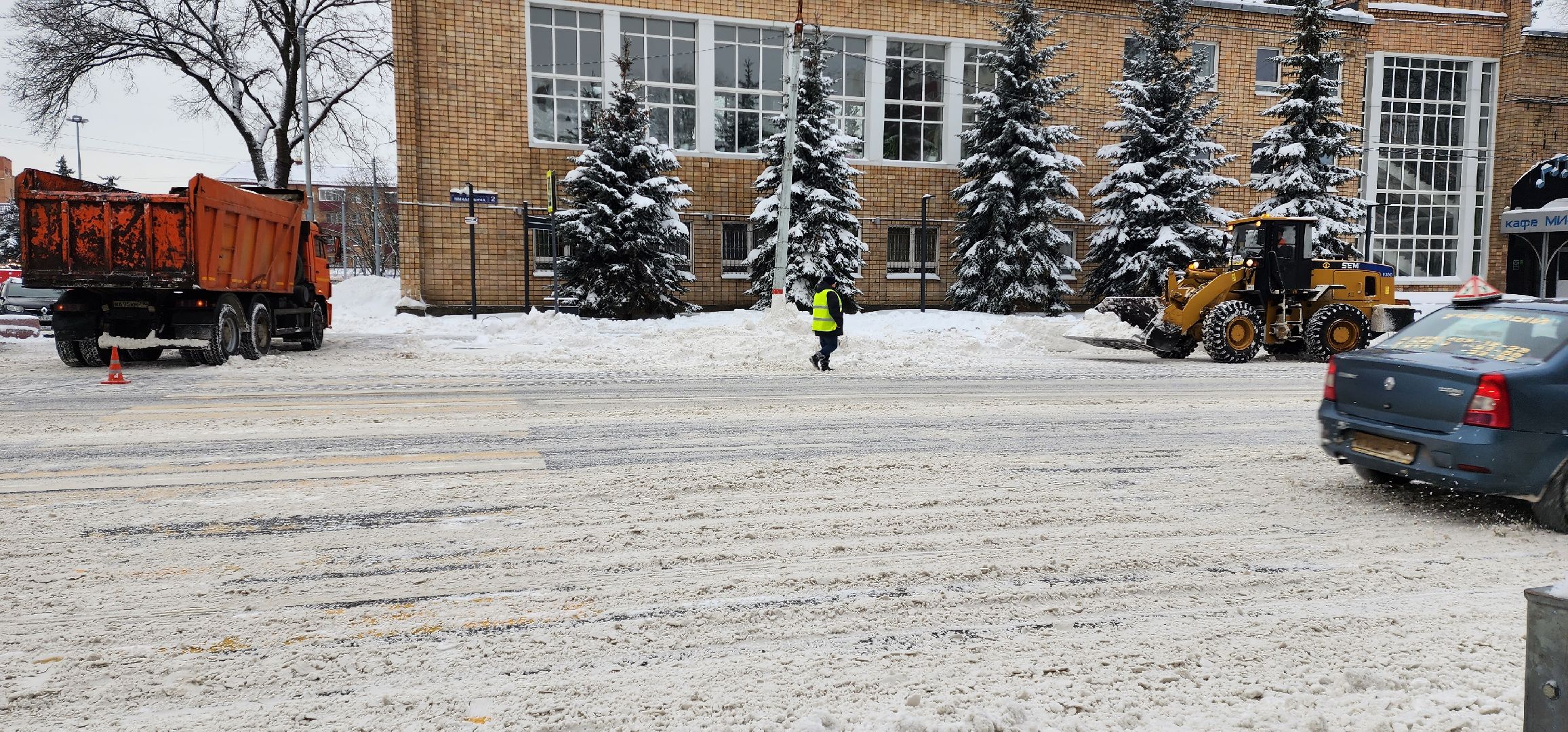 раменское, дороги, уборка снега,