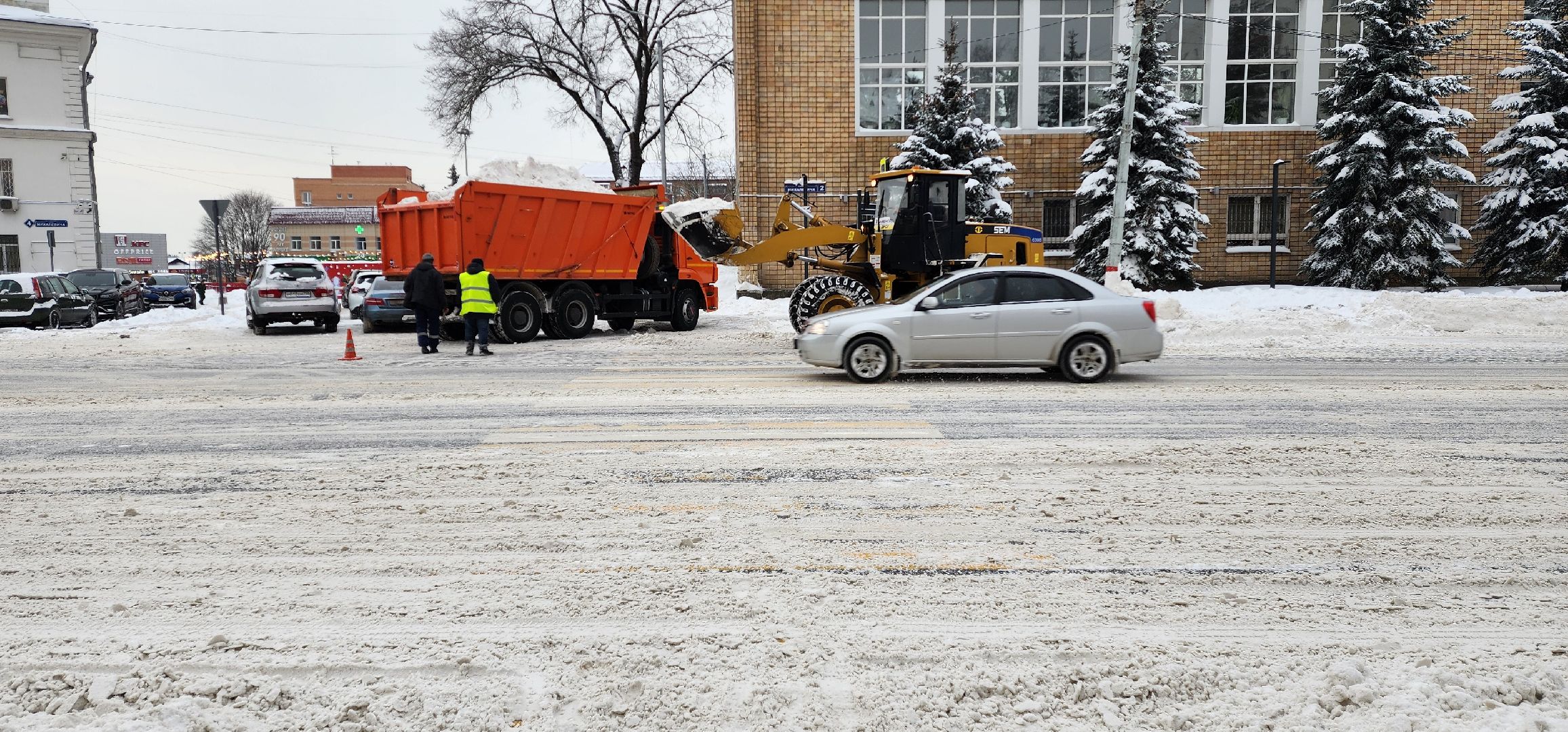 раменское, дороги, уборка снега,