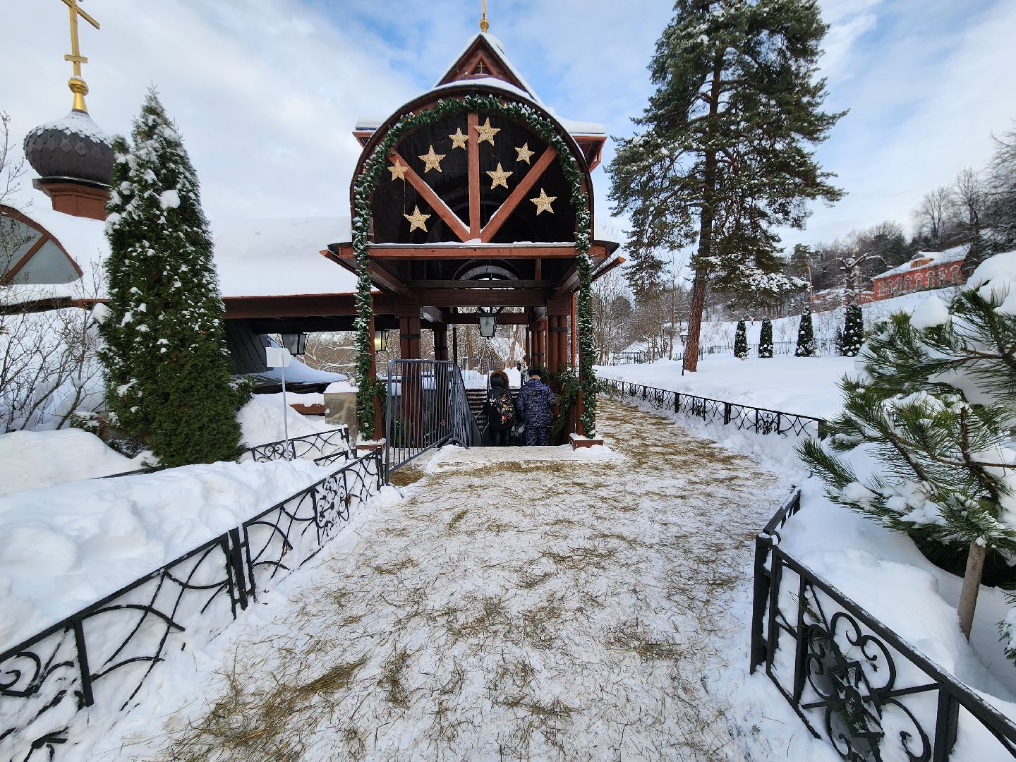 Звенигород, православие, крещение господне, крещенские купания,