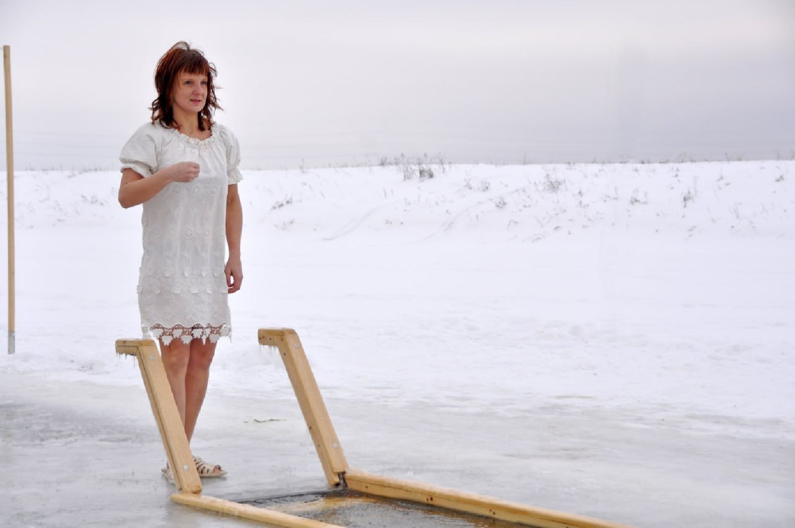 Звенигород, православие, крещение господне, крещенские купания,