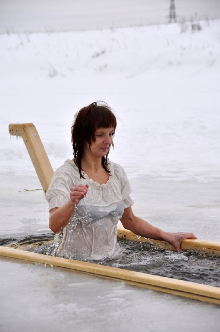 Звенигород, православие, крещение господне, крещенские купания,