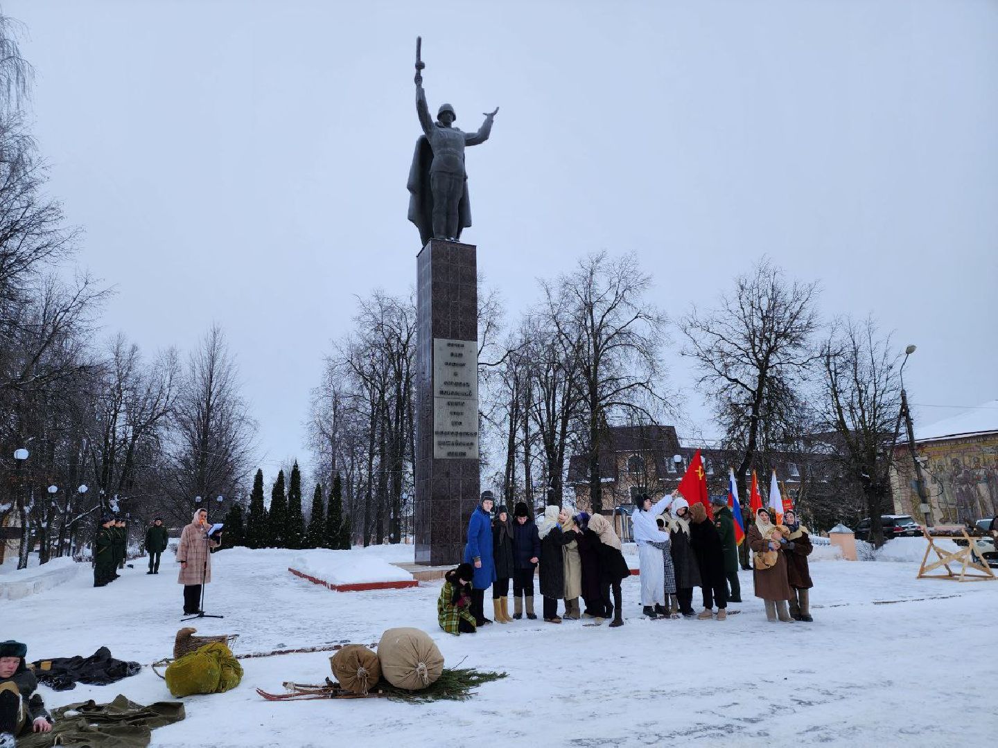 можайск, можайский городской округ, день освобождения, праздник, памятные мероприятия, история, жители, подмосковье, немцы, немецко-фашистские захватчики, Красная армия, оккупация,