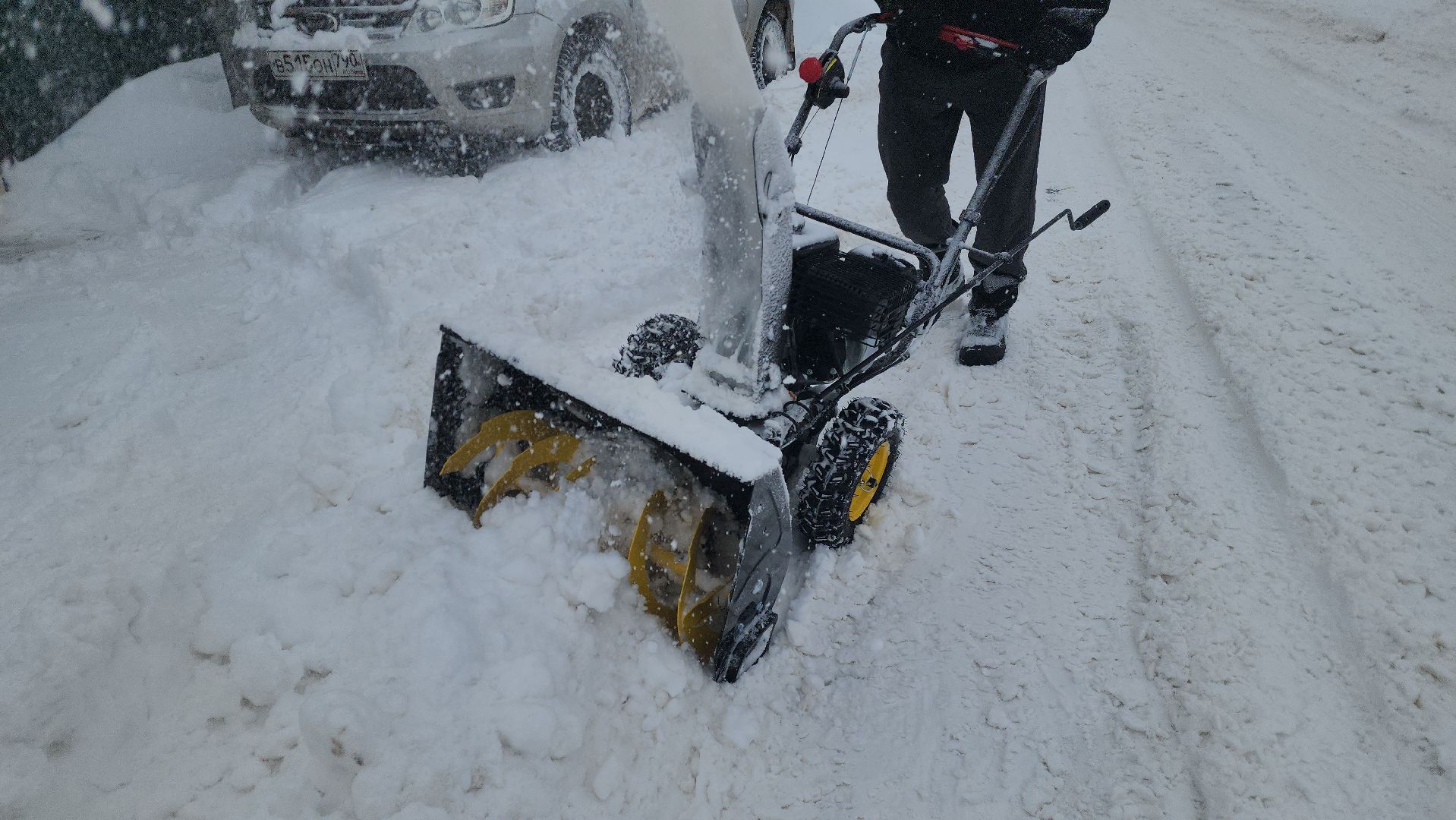 шатура, снегопад, снежный Армагеддон, замело, уборка снега,