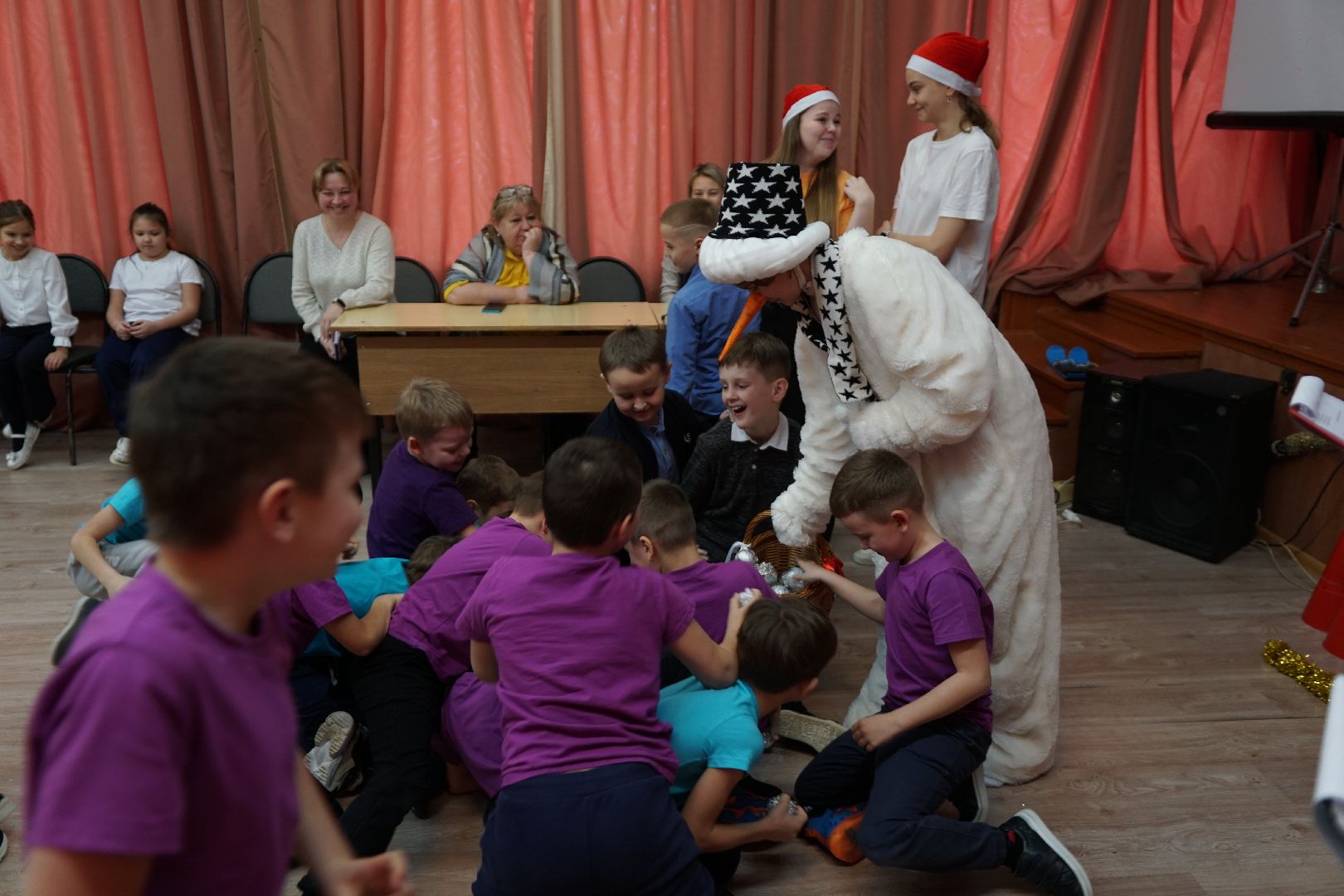 Егорьевск, Дети, школа, снеговик, день снеговика, гимназия, праздник, мероприятие,