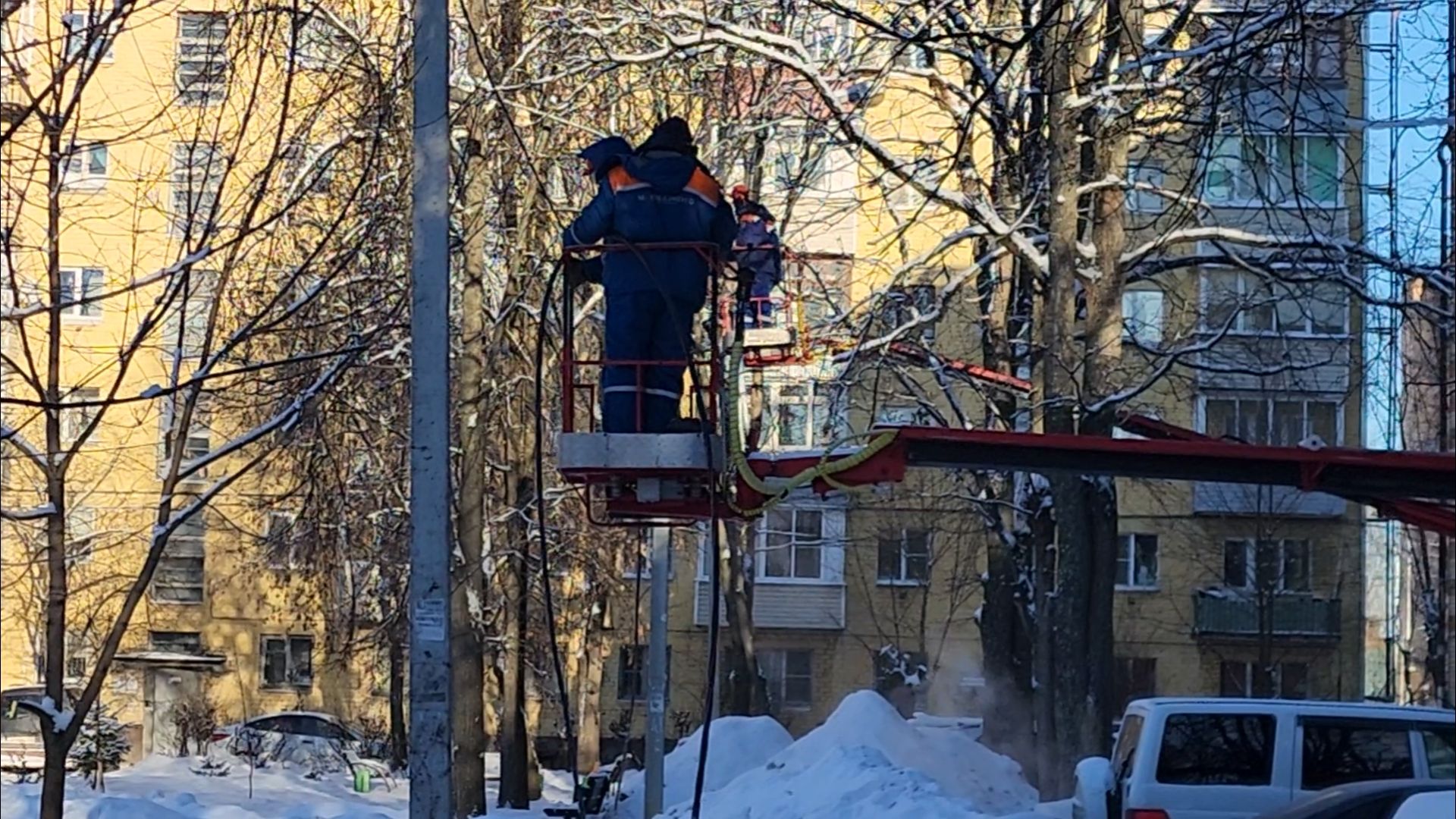 подольск, жкх, авария, климовск,