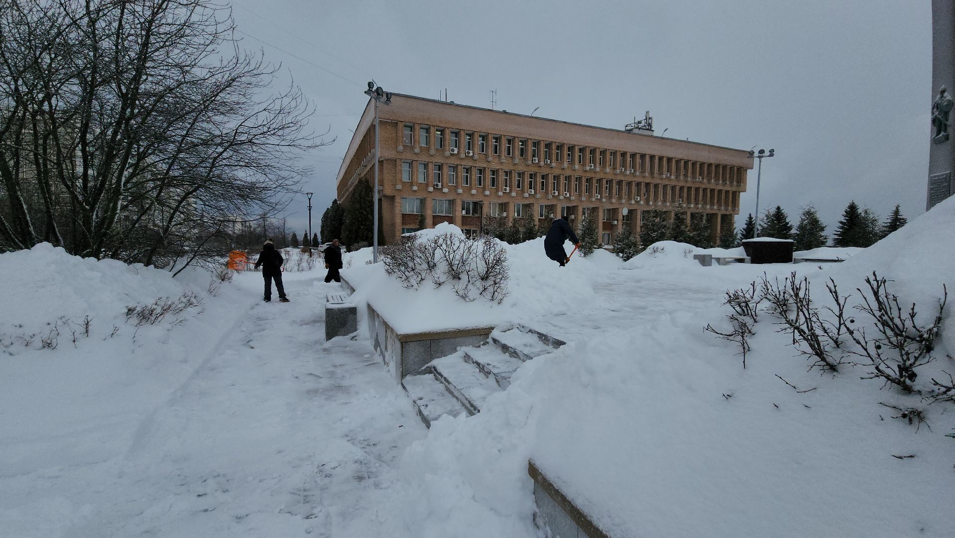 кашира,снегопад, уборка улиц, жкх, техника, тракторы, вывоз снега,