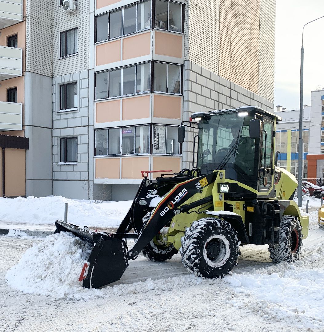 Балашиха, Подмосковье, Снегопад, уборка дворов, уборка снега,