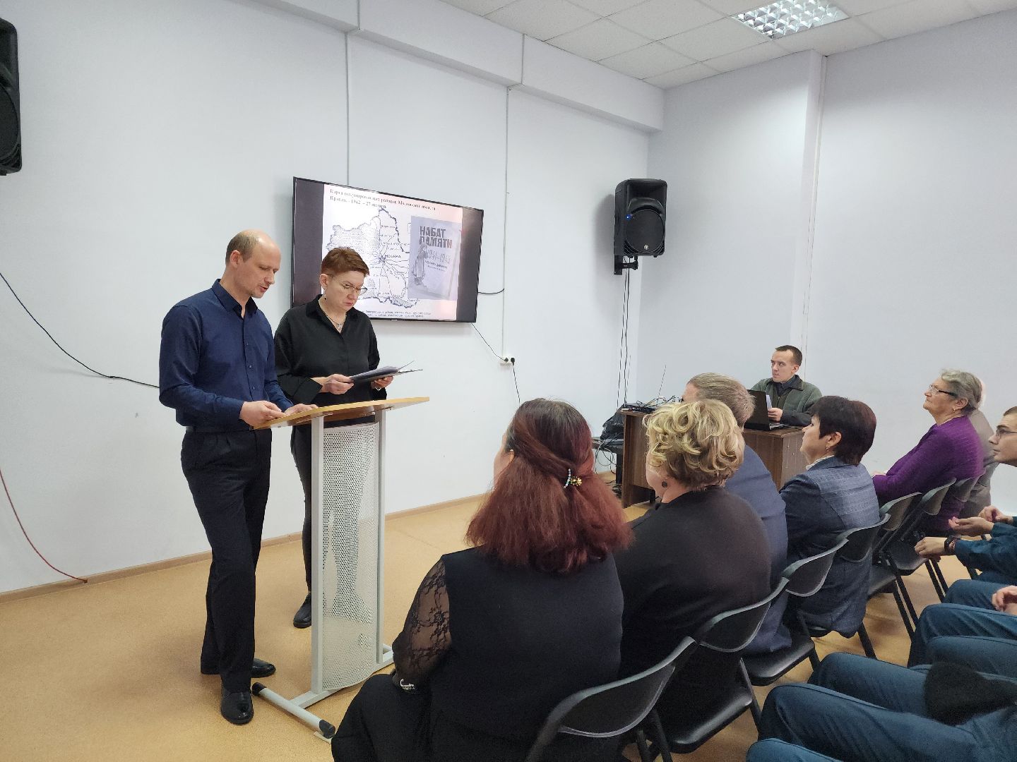 волоколамск, библиотека, депутат, московская областная дума, память, вов, война, день освобождения, мероприятие,