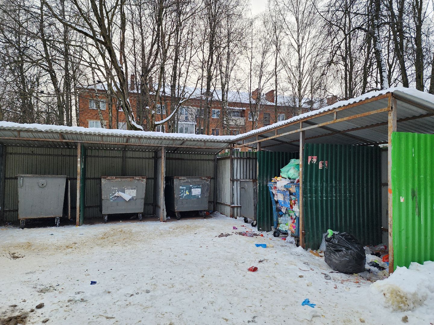 воскресенск, тко, контейнерная площадка, мусорные площадки,