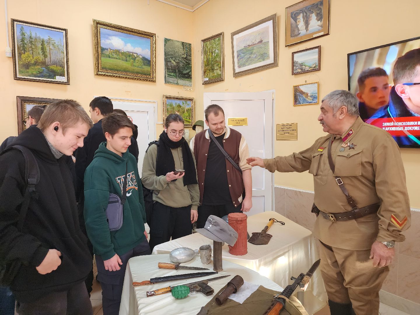 вов, поисковый отряд, выставка,