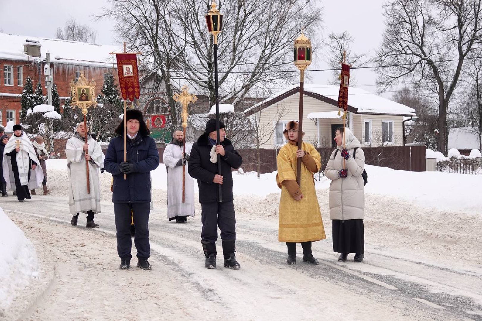 Крещение, Крестный ход, Святая вода, Религия, Вера, Праздник, Сергиев Посад,