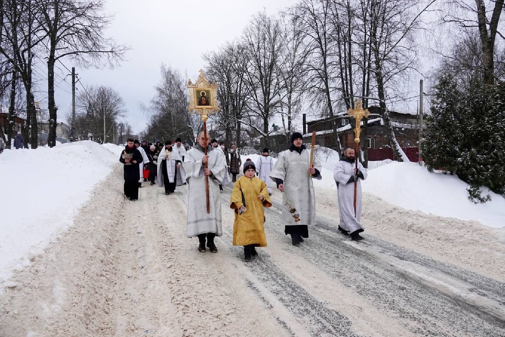 Крещение, Крестный ход, Святая вода, Религия, Вера, Праздник, Сергиев Посад,