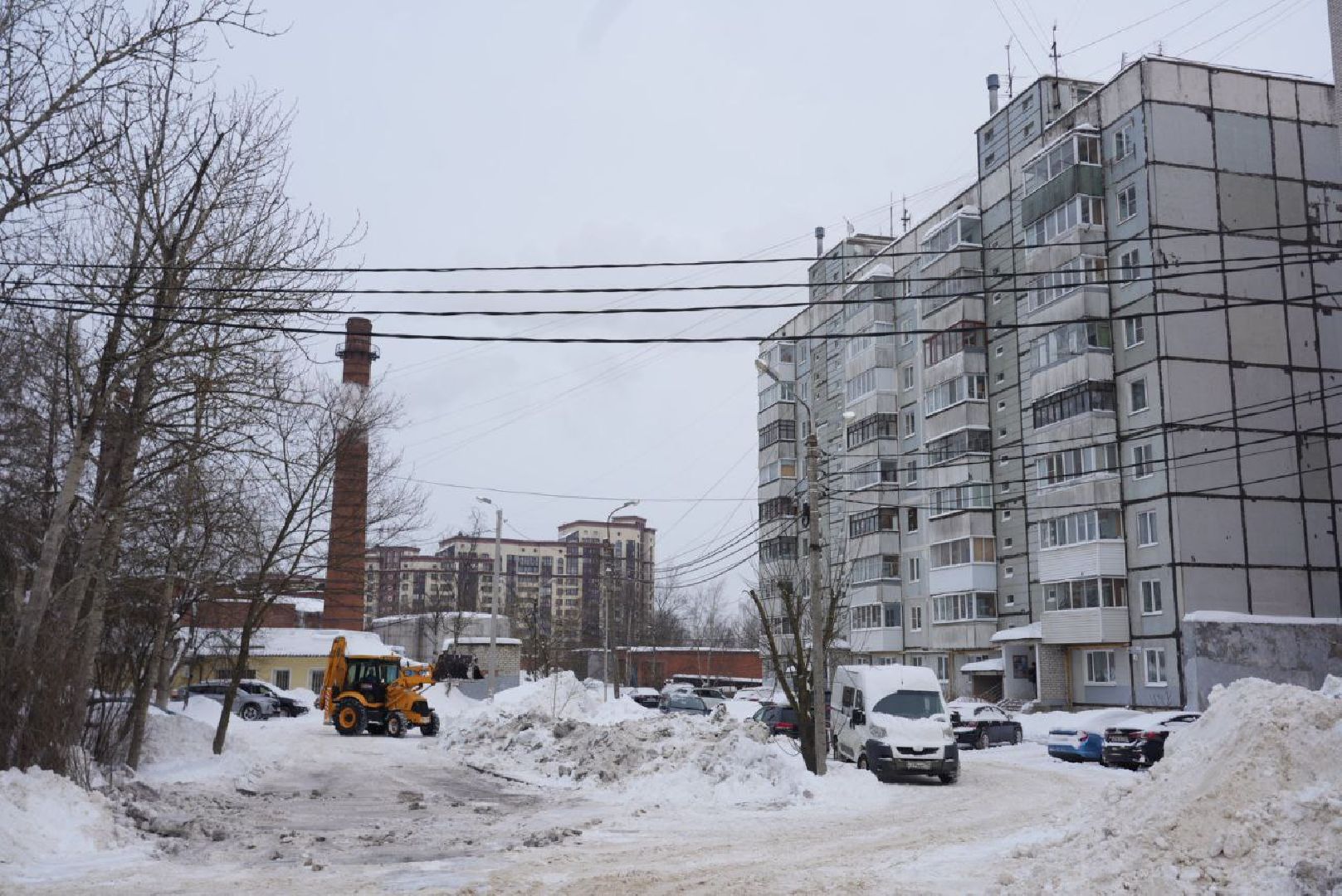 Погода, Снегопад, ЖКХ, Коммунальные службы, Сергиев Посад,