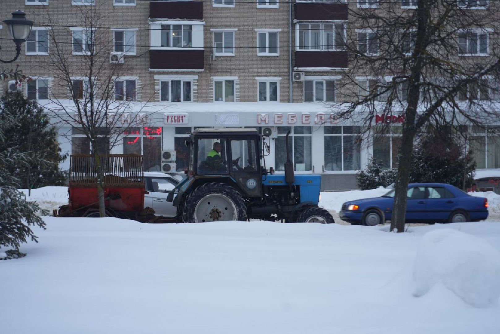 Погода, Снегопад, ЖКХ, Коммунальные службы, Сергиев Посад,