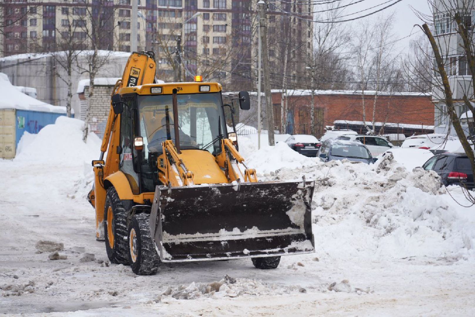 Погода, Снегопад, ЖКХ, Коммунальные службы, Сергиев Посад,