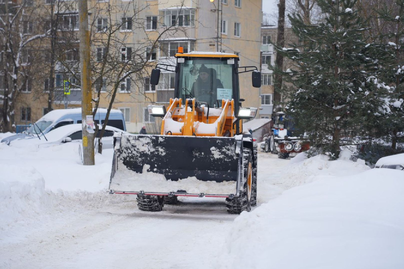 Погода, Снегопад, ЖКХ, Коммунальные службы, Сергиев Посад,