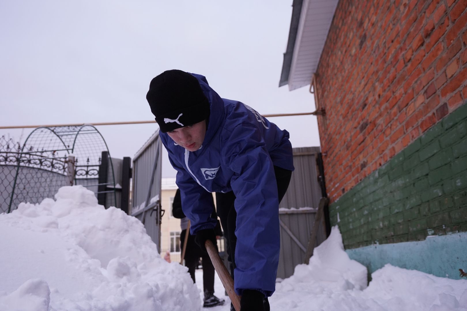 Егорьевск, помощь, снег, уборка, пенсионер, активное долголетие, волонтер,