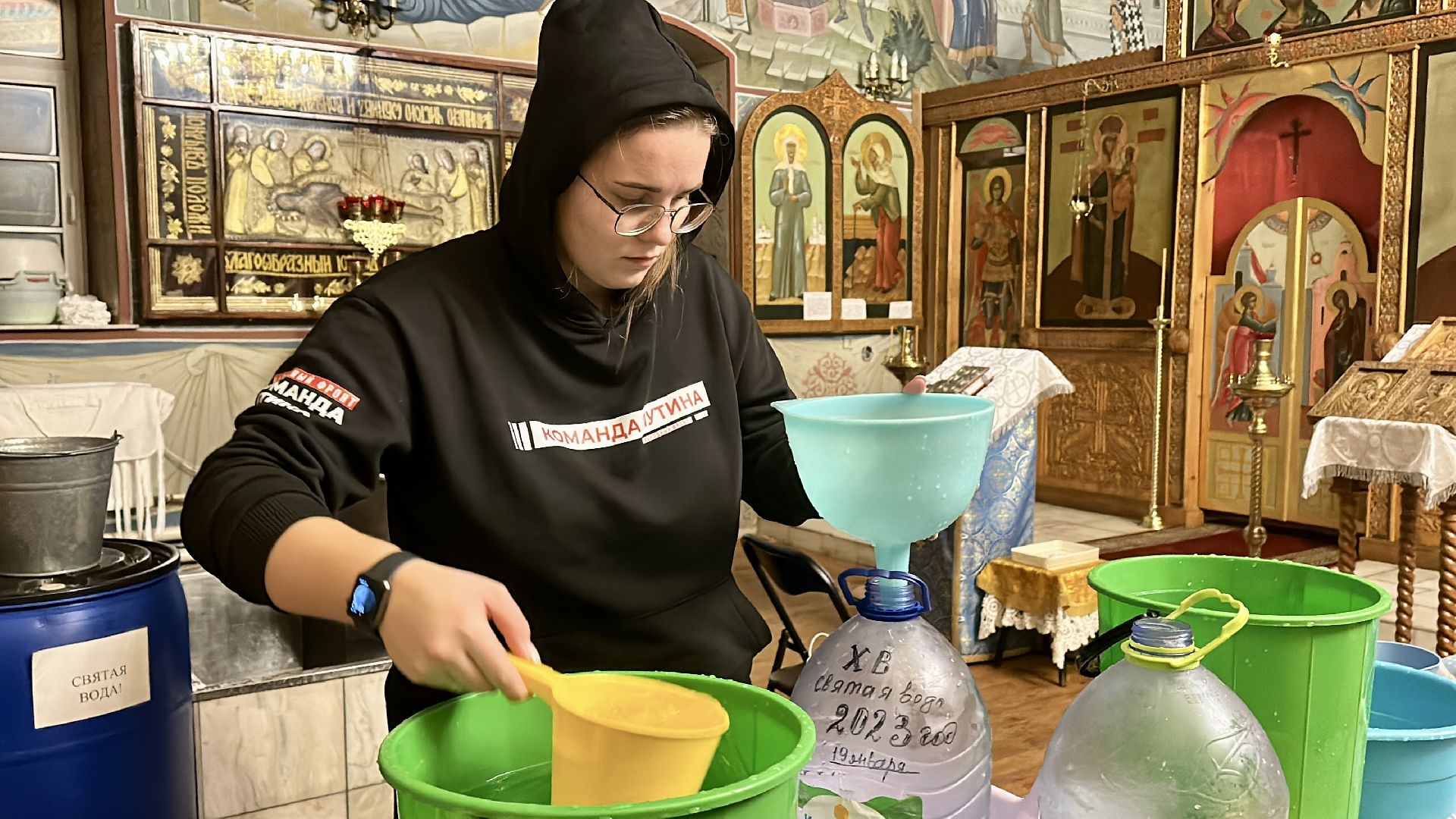 Клин, общество, церкви, храмы, крещение,