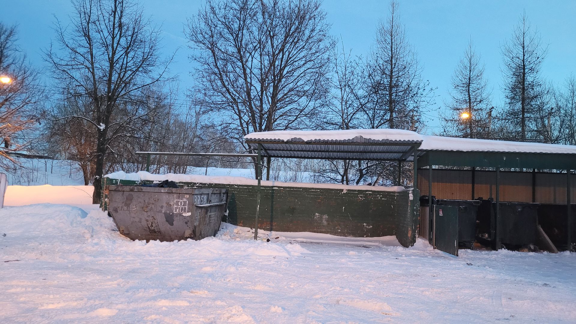 жкх подмосковье, уборка дворов, контейнерная площадка, горки ленинские,