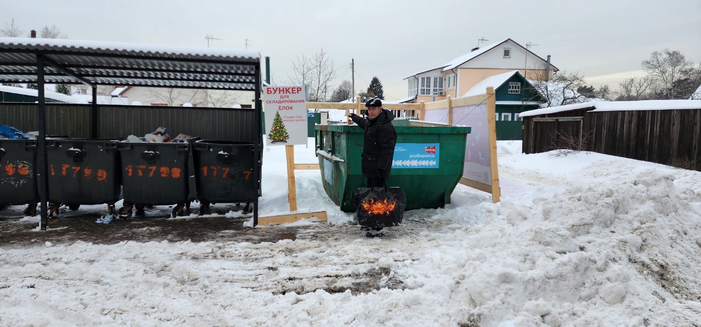 раменское, экология, экологическая акция, подари своей елке вторую жизнь, площадки для сбора деревьев в Раменском,