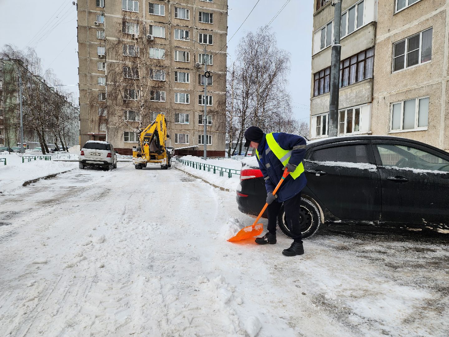 жкх подмосковье, благоустройство, уборка снега, коммунальное предприятие, видное,