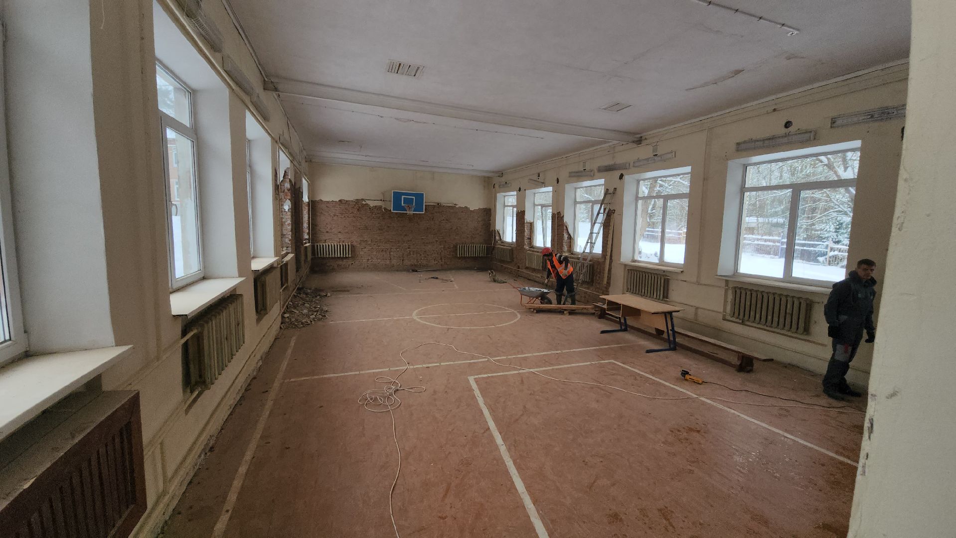 школа, данки, серпухов, капитальный ремонт, образование,