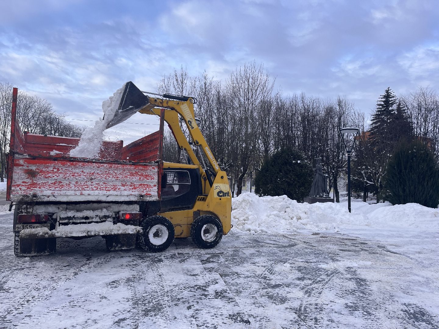 Шаховская, коммунальная техника, благоустойство,