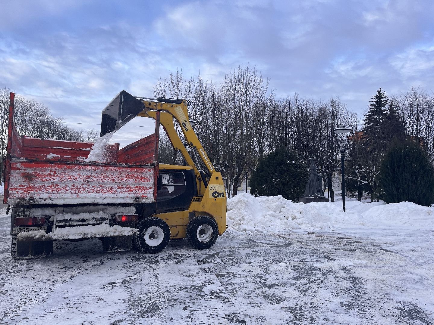 Шаховская, коммунальная техника, благоустойство,
