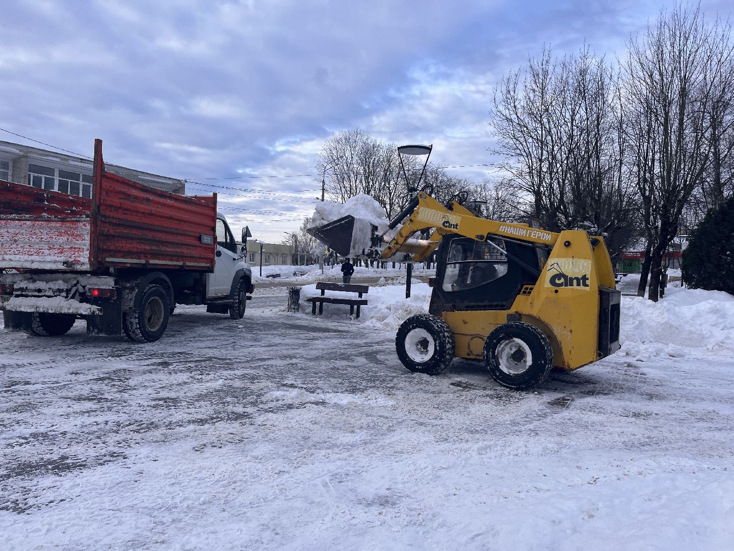 Шаховская, коммунальная техника, благоустойство,
