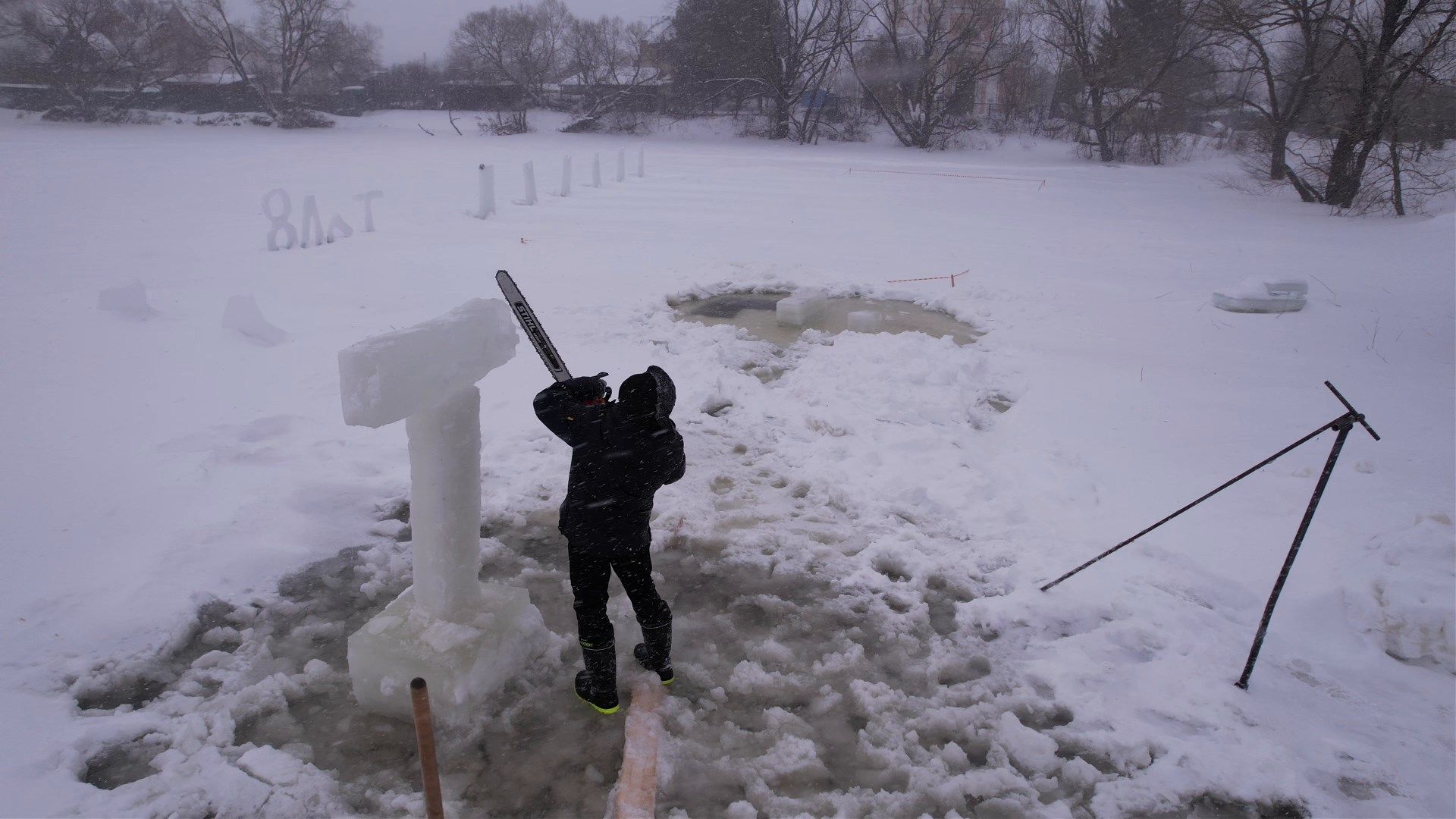 домодедово, крещение, праздник,видео с коптера,