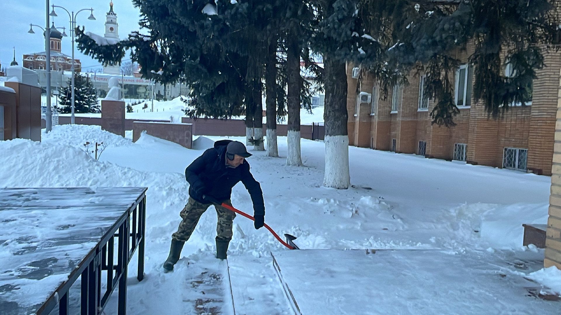 Волоколамск, снег, коммунальное хозяйство,