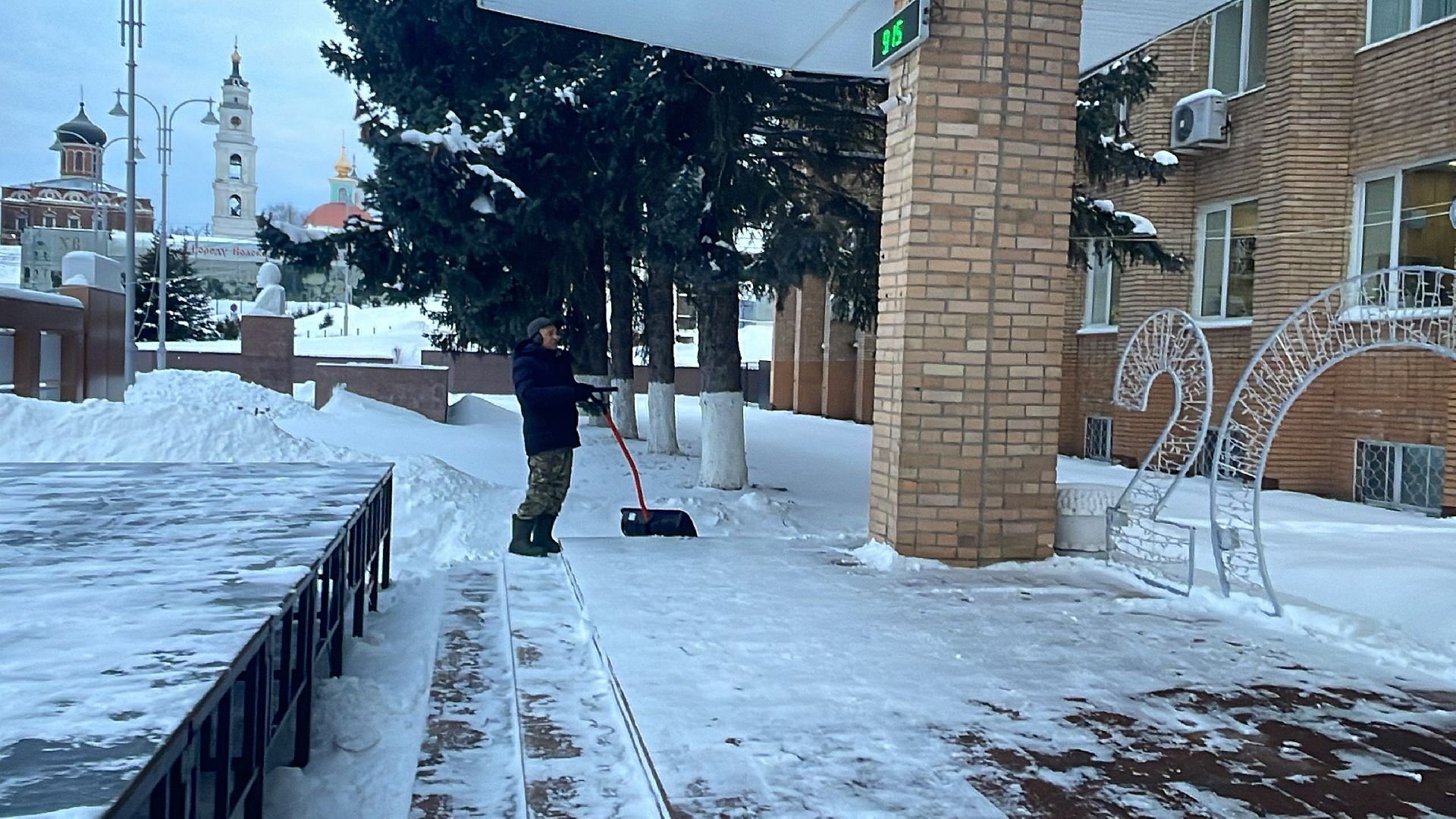 Волоколамск, снег, коммунальное хозяйство,