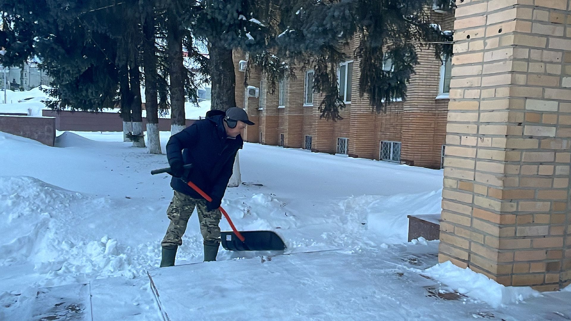 Волоколамск, снег, коммунальное хозяйство,