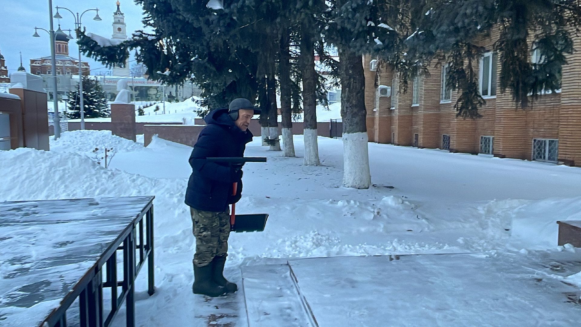 Волоколамск, снег, коммунальное хозяйство,